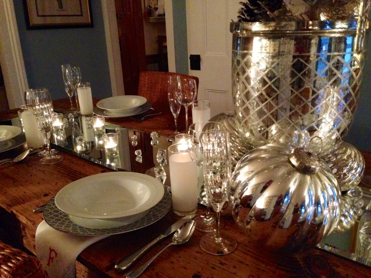 A Beautiful Table and Menu for New Year's Eve - Farmhouse 1820