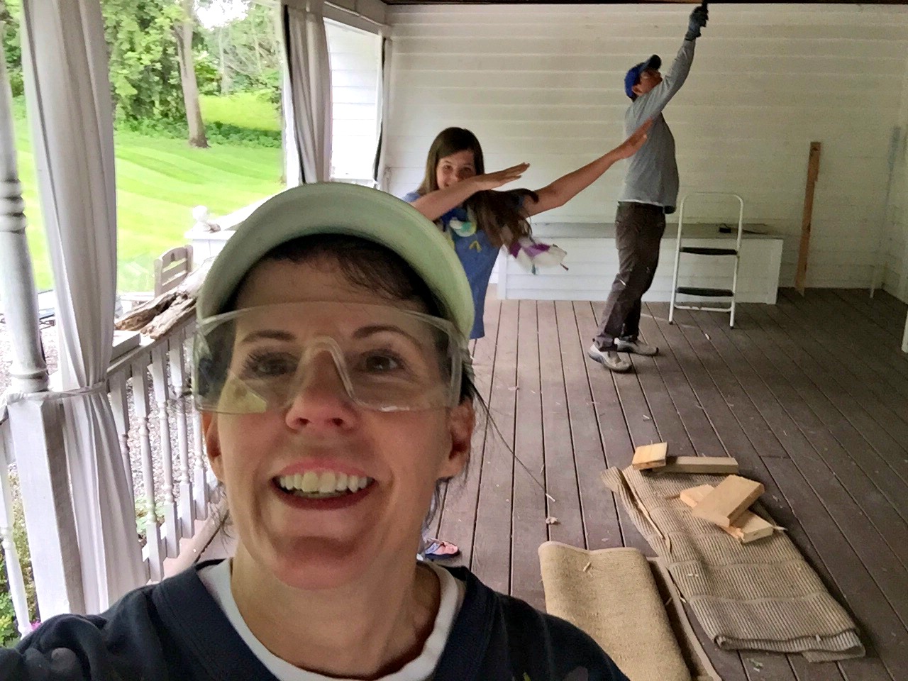 back porch - selfie