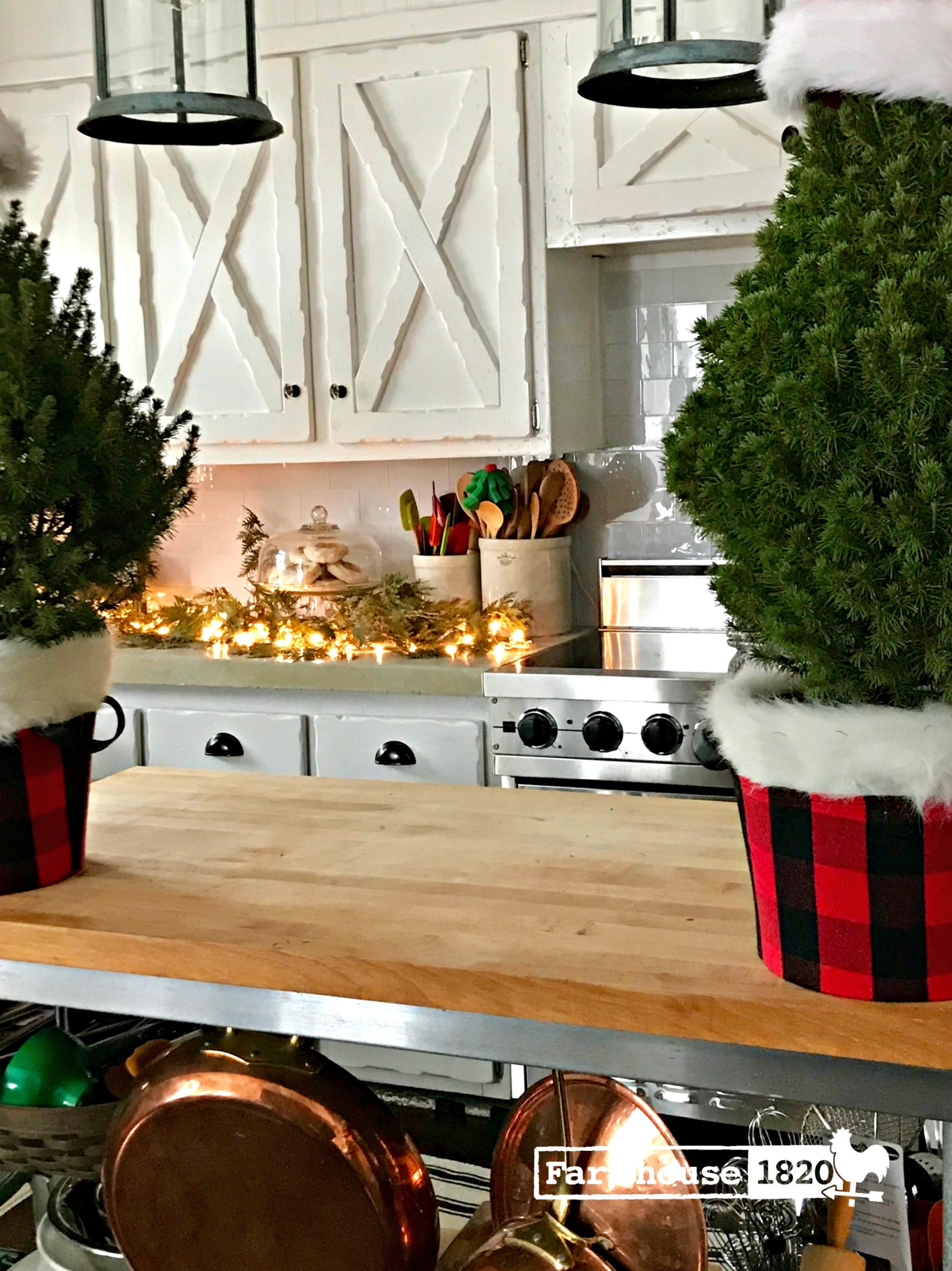 Christmas Kitchen - dazzling lights