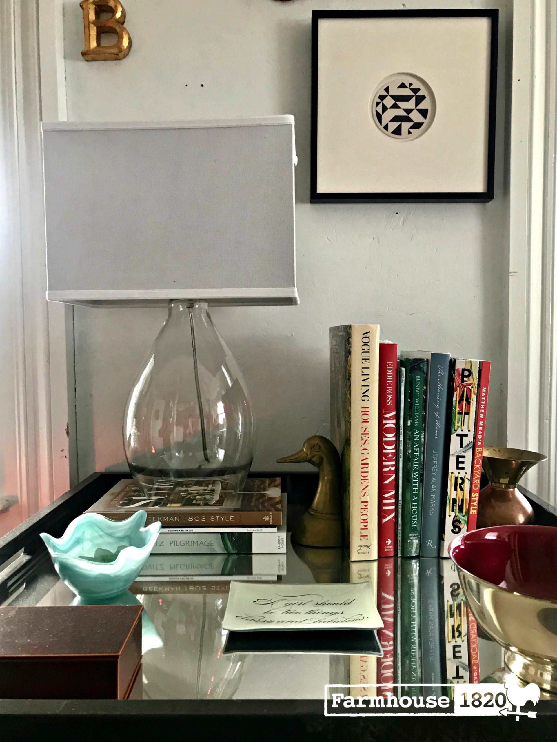 inspiration - how to design a table vignette