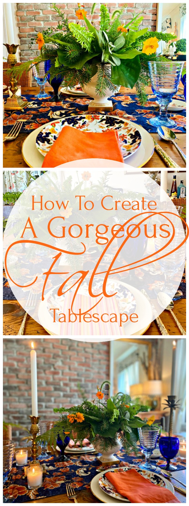 Pinterest - How To create a gorgeous fall tablescape