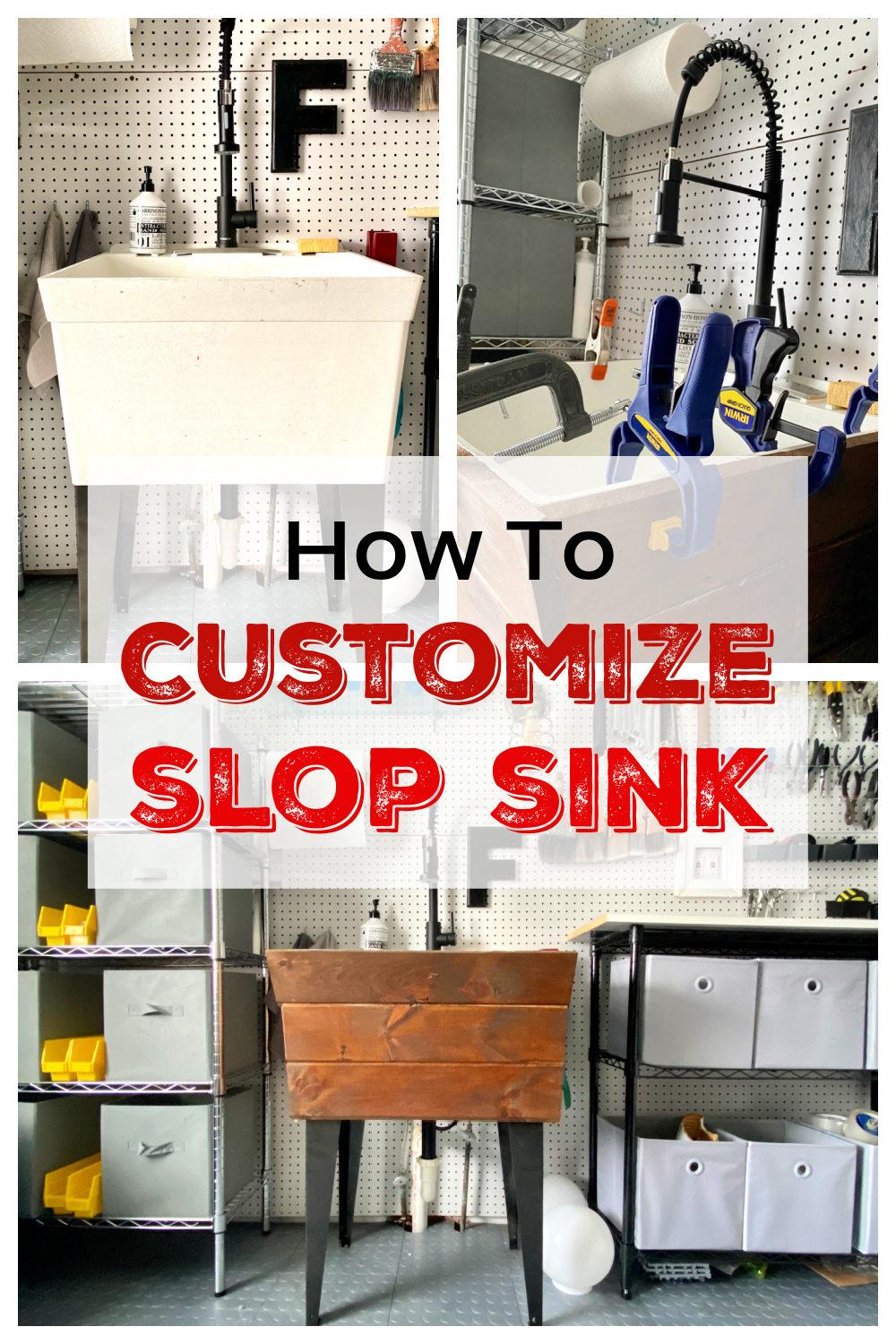 how to customize slop sink