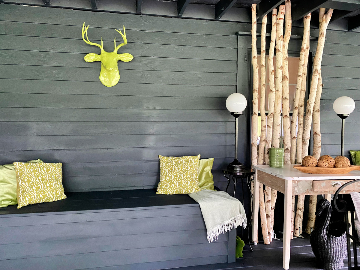 our back porch makeover and reveal