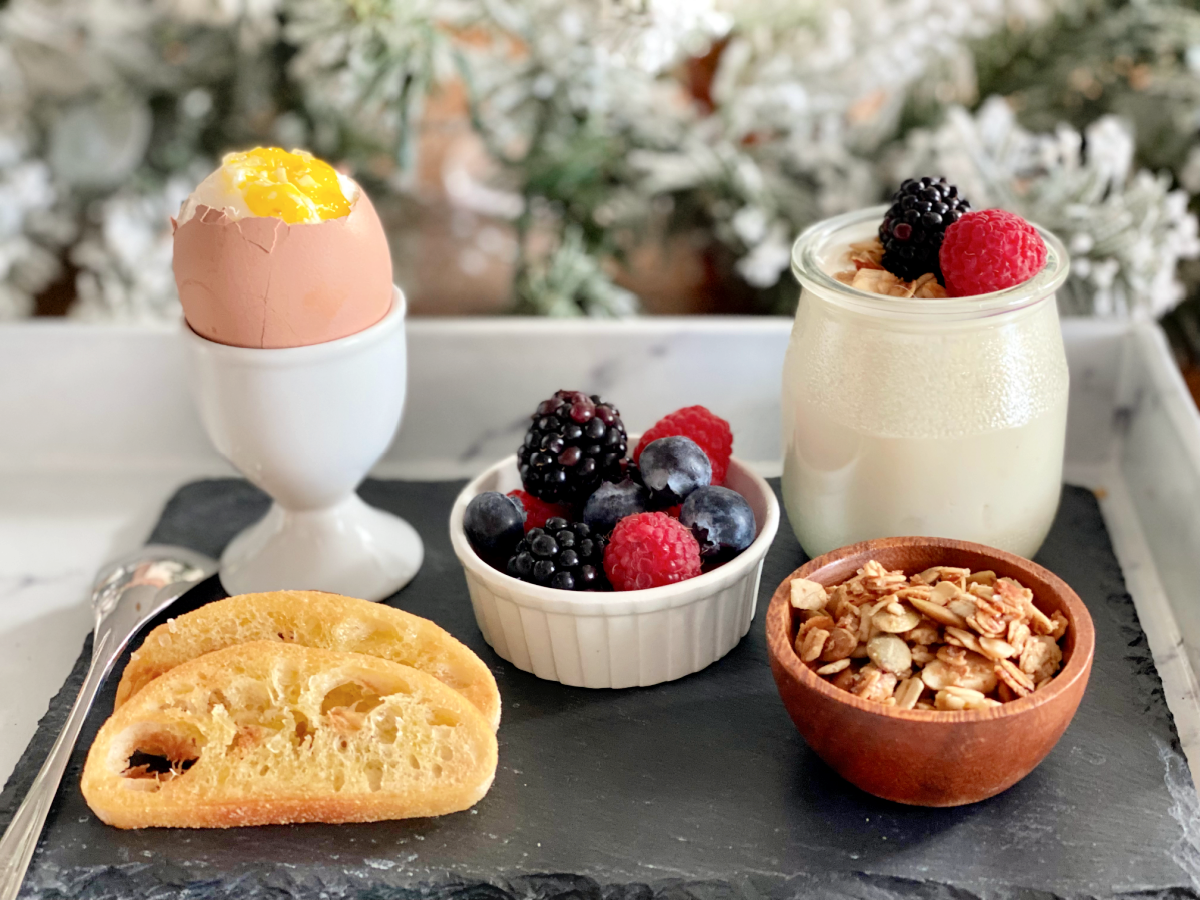 individual breakfast boards for Christmas morining