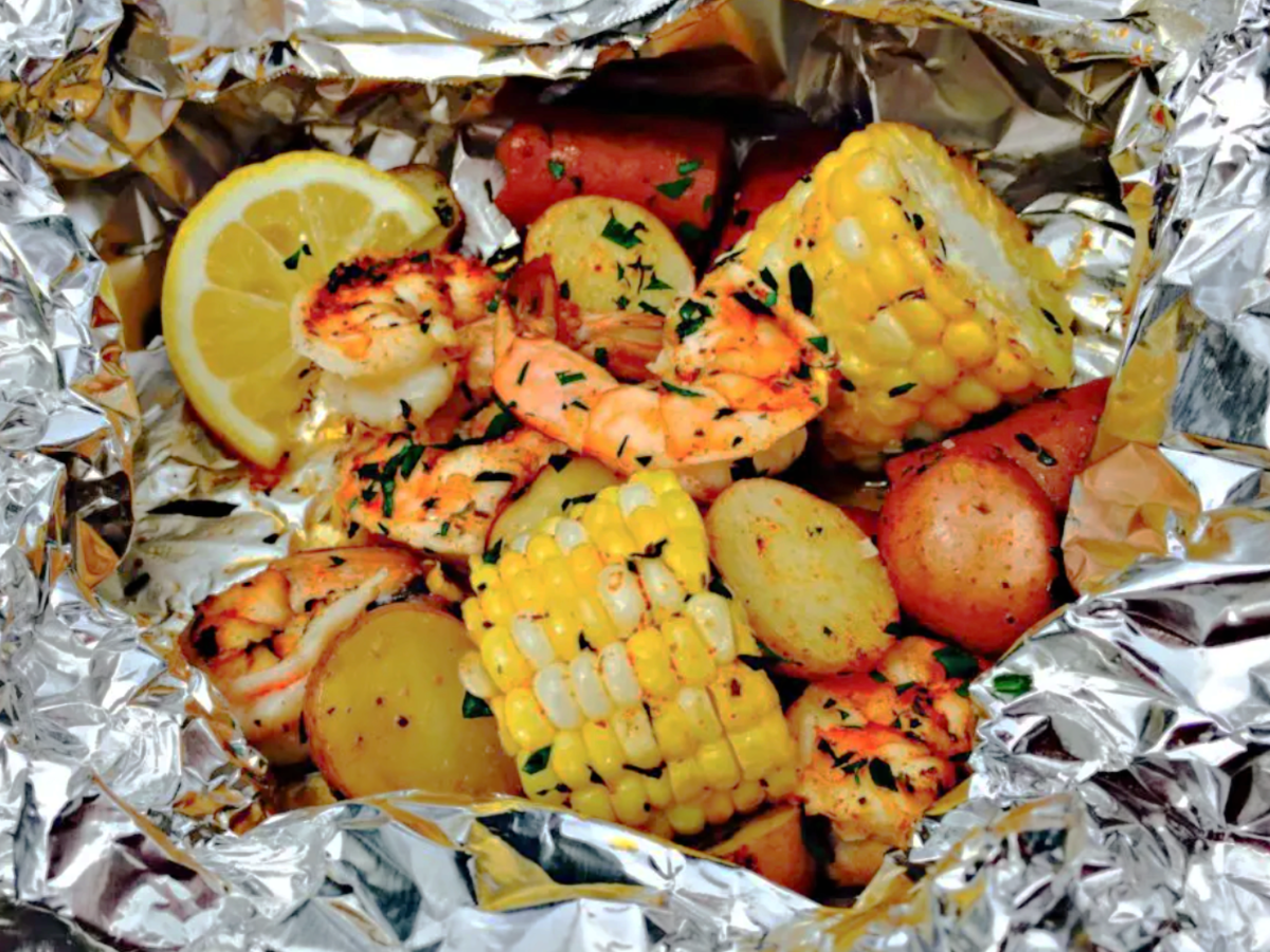shrimp boil packets perfect for weeknight meals